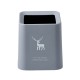 Mini Lidless Waste Bins Square Double-deck Desktop Trash Can Tea Table Living Room Office Study Creative Storage Supplies