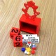 Mini Wooden Calendar Decoration Date Merry Christmas Ornament Home Decoration Craft Creative Gifts for Kids