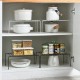 Multi-Functional Storage Rack Home Kitchen Bathroom Organizer Holder Single Layer Microwave Oven Rack Storage Shelf