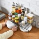 Multi-Functional Storage Rack Home Kitchen Bathroom Organizer Holder Single Layer Microwave Oven Rack Storage Shelf