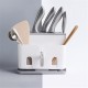 Multifunctional Kitchen Desktop Storage Shelf Rack Plastic Cutter Chopsticks Drain Rack Chopsticks Tableware Rack Organizer