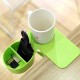 Multifunctional Plastic Water Cup Holder Clip Desktop Finishing Storage Rack Large Scale Storage Folder for Home Office