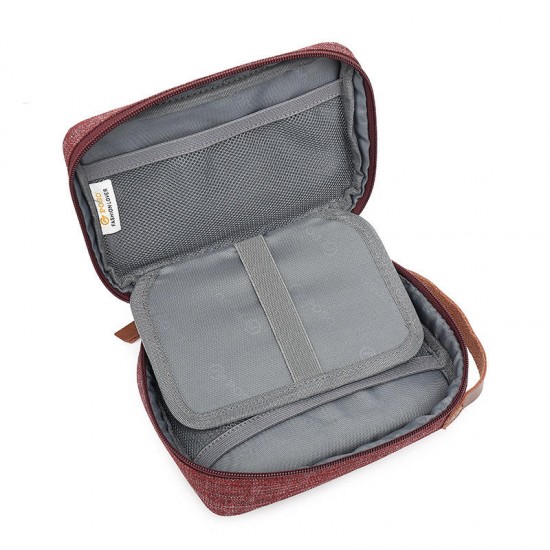 POSO Data cable charger storage bag Portable waterproof multi-function mobile phone digital bag travel bag