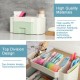 Plain Color Desktop Cosmetic Case With Small Drawer Storage Box Storage Box Desktop Organizer