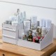 Plastic Desktop Organizer Makeup Cosmetic Storage Box Case Stationery Pen Holder Home Decorations