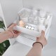 Removable Cosmetics Storage Box Makeup Organizer Drawer Desktop Stationery Storage Box Nail Polish Lipstick Storage Box Jewelry Case