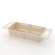 Retractable Sink Hollowed Out Rain Storage Basket Multi-Purpose Hheat Straw Fruit and Vegetable Racks Vegetable Washing Basket