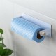 Self-adhesive Bathroom Toilet Paper Roll Shelf Wall Hanging Paper Towel Holder for Kitchen Bathroom Home