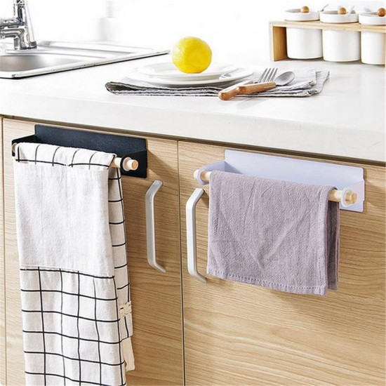 Self-adhesive Bathroom Toilet Paper Roll Shelf Wall Hanging Paper Towel Holder for Kitchen Bathroom Home