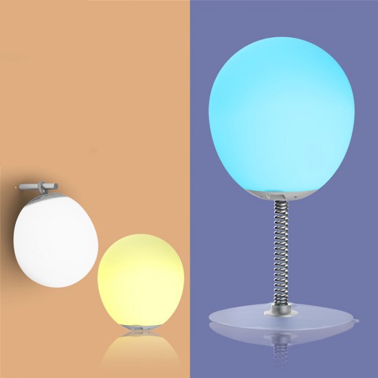 Smart LED Decompression Lamp Colorful Silicone Lamp Office Decompression Toy Ball Night Light Anti-stress Artifact