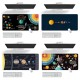 Space Planet Mouse Pad Laptop Large Gaming Mouse Mat High Quality Print Lock Edge Design Keyboard Desk Mat For PC Computer