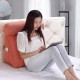 Triangle Wedge Pillow, Cotton and Linen Reading Backrest Cushion Bed Backrest Positioning Back Support Pillow Office Waist Back Cushion for Bed Sofa