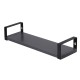 Wall-mounted Storage Shelf Punch-free Wrought Iron Living Room Kitchen Floating Rack Home Office Decor