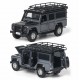 1:32 Alloy Land Rovers Defenders Rear Wheel Pull Back Diecast Car Model Toy with Sound Light for Gift Collection