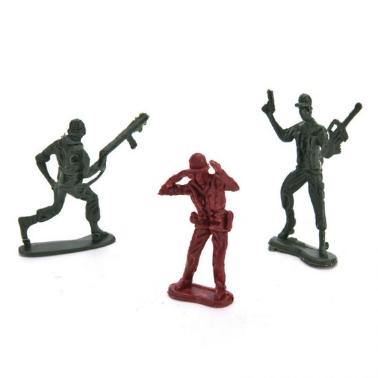 307PCS 4-9CM Military Soldier Army Men Figure Model Building Suit For Kids Children Gift Toys