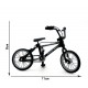 Mini Simulation Alloy Finger Bicycle Retro Double Pole Bicycle Model w/ Spare Tire Diecast Toys With Box Packaging