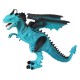 Remote Control 360° Rotate Spray Dinosaur with Sound LED Light and Simulate Flame Diecast Model Toy for Kids Gift