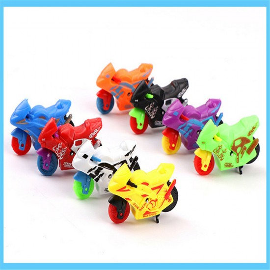 Simulation Pull Back Motorcycle Cool Inertia Motorcycle Trolley Kids Gift Toys