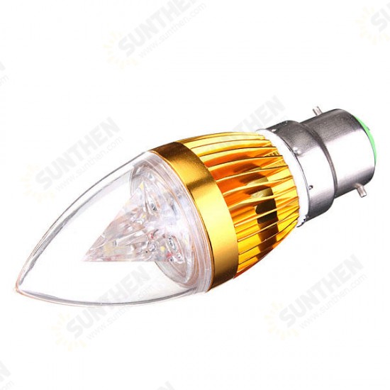 E12 E14 E27 B22 Dimmable 3W LED Chandelier Candle Light Bulb 220V