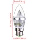 E12 E14 E27 B22 Dimmable 9W LED Chandelier Candle Light Bulb 220V