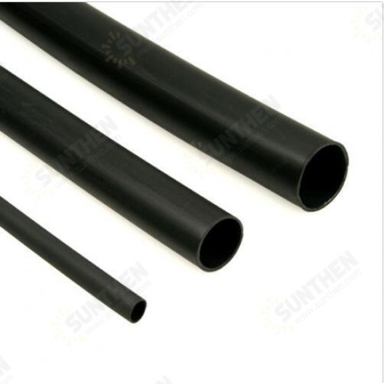 13mm 200mm/500mm/1m/2m/3m/5m Black Heat Shrink Tube Electrical Sleeving Car Cable Wire Heatshrink Tubing Wrap