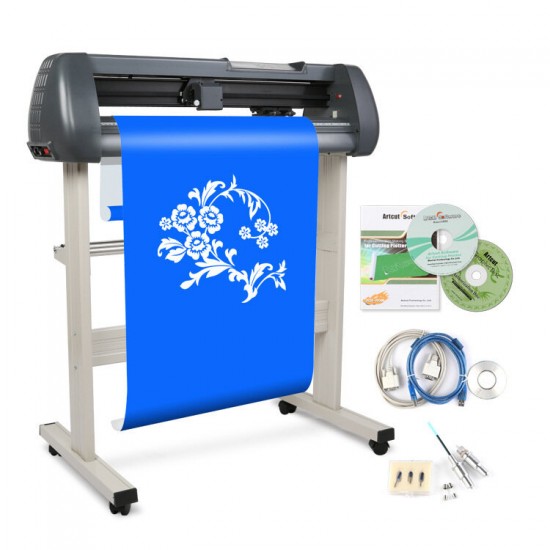 28inch Plotter Cutter High-speed Pressure Engraving Machine Sign Sticker Making Print Plotter Machine with USB Serial Port