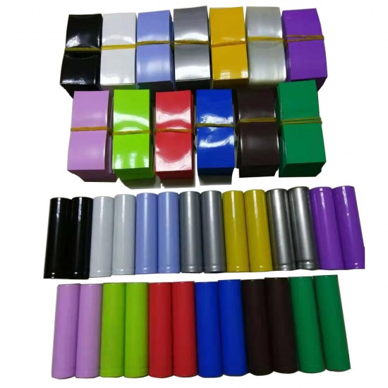 30mm 18650 Lithium Battery Heat Shrink Tube Li-ion Wrap Cover Skin PVC Shrinkable Tubing Film Sleeves Insulation Sheath