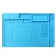 45x30cm Magnetic Heat Insulation Silicone Pad Desk Mat Maintenance Platform with Magnetic Section