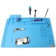 45x30cm Magnetic Heat Insulation Silicone Pad Desk Mat Maintenance Platform with Magnetic Section