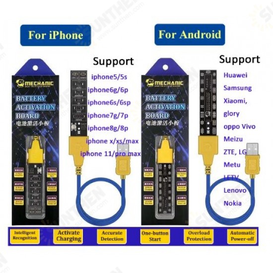 Battery Charging Activation Panel for Iphone 5-11Promax and Android Mobile Phone DC Power Supply Activation Board