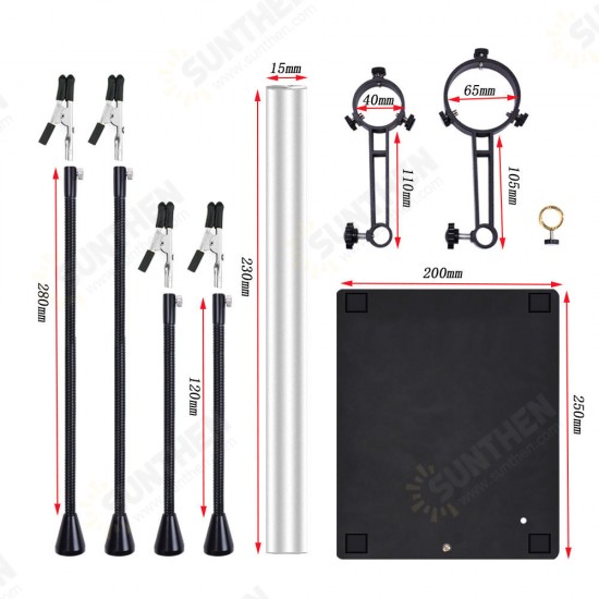 Multifunctional Magnetic PCB Board Fixed Clip Third Helping Hand with Soldering Station Frame for Repair Welding BGA PCB Chips