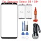 S8/ S8+ Two Specifications Optional Black Mobile Phone Glass Touch Curved Screen + Disassembly Tools + 5ml UV Glue + UV Lamp