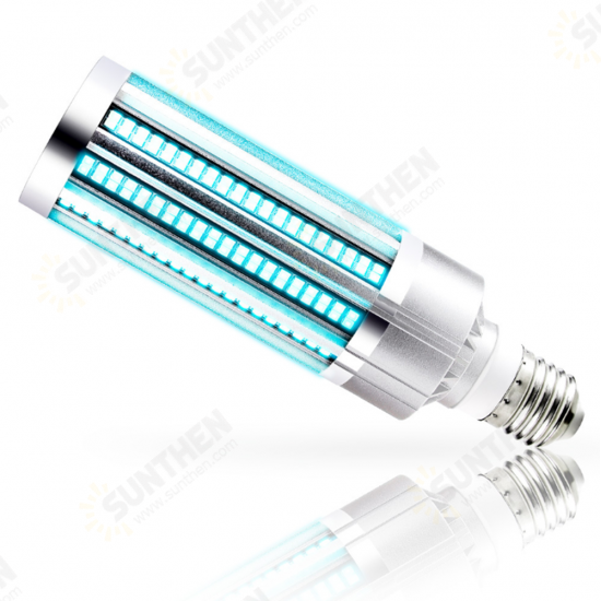 60W 220V UV Sterilizer Lamp E27 LED UVC Bulb Remote Control Disinfection Light Sterilizer Ozone Kill Bacteria Mites