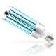 60W 220V UV Sterilizer Lamp E27 LED UVC Bulb Remote Control Disinfection Light Sterilizer Ozone Kill Bacteria Mites