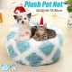 DOG PET CAT CALMING BED BEDS LARGE MAT COMFY PUPPY WASHABLE FLUFFY CUSHION PLUSH