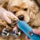 Dog Nail Grinder 3 Ports Rechargeable Low Vibrations Pet Nail Trimmer
