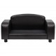 Dog Sofa Black 31.5inchx19.7inchx15.7inch Faux Leather