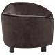 Dog Sofa Brown 27.2inchx19.3inchx15.7inch Plush