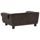 Dog Sofa Brown 28.3inchx17.7inchx11.8inch Plush