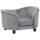 Dog Sofa Gray 27.2inchx19.3inchx15.7inch Plush