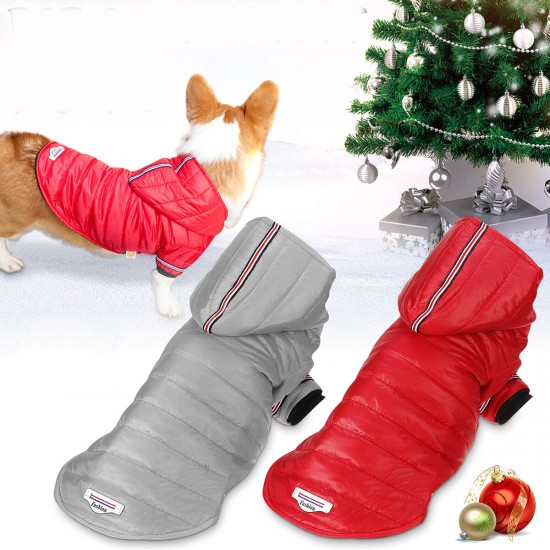 Dog Warm Clothes Winter Vest Waterproof Thick Padded Pet Jacket Hunting Dog Supplies