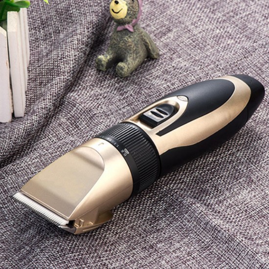 Electric Low-noise Pet Dog Cat Animal Hair Trimmer Grooming Clipper Comb Kit