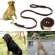 Leather Dog Leash 6 ft Leather Dog Training Leash Pet Braided Dog Leash for Large Medium Leads Rope Dogs Walking&Training