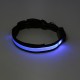 Outdoor Nylon LED Pet Dog Collar Night Safety Anti-lost Flashing Glow Collars Supplies Leashes