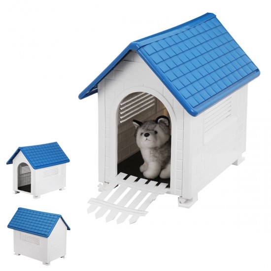 Foldable Plastic Pets Dogs Houses Cages Small Outdoors Waterproof Warm Removable Washable With Kennels