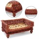 HAND WOVEN Wicker Pet Bed Dog Cat Basket Shabby Chic Sleeping Durable Washable