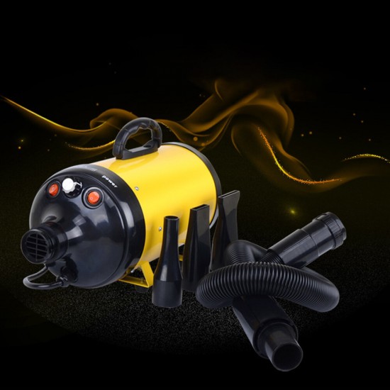 PD-9001 2200W Dog Hair Dryer Electric Blower Warm Wind Cat Paws Grooming Electric Machine with 3 Nozzles Adjustable Steppless From XIAOMI YOUPIN Pet Supplies