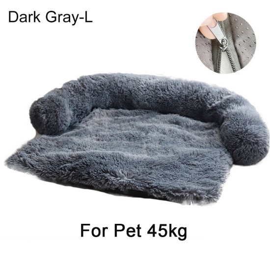 Large Dog Mat Sofa Dog Bed Pad Blanket Cushion Home Washable Rug Winter Warm Pet Cat Bed Mat For Couches Car Floor Protector