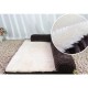 Luxury Corduroy Bolster Pet Dog Sofa Bed Puppy Fleece Bed Mat for Large Dog Pet Bed