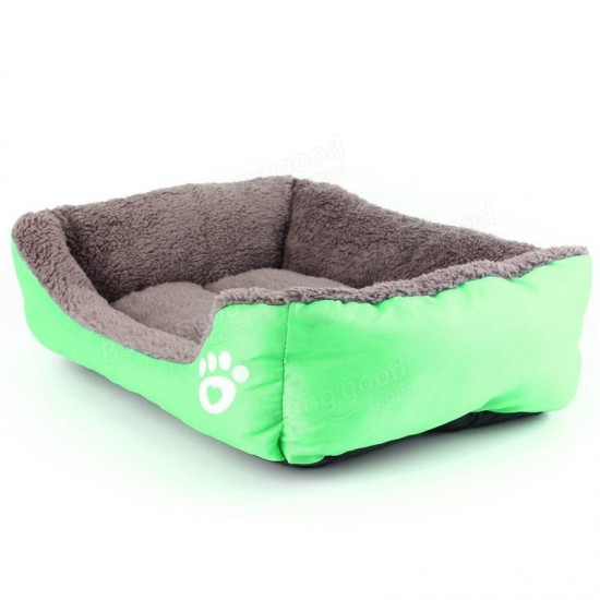 M Size Dog Cat Pet Puppy Kennels Beds Mat Houses Doghouse Warm Soft Pad Blanket